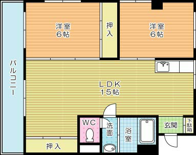 木村ビル 303号室 間取り