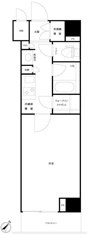ルーブル浜松町 間取り図