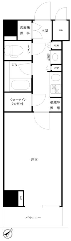ルーブル浜松町 間取り図