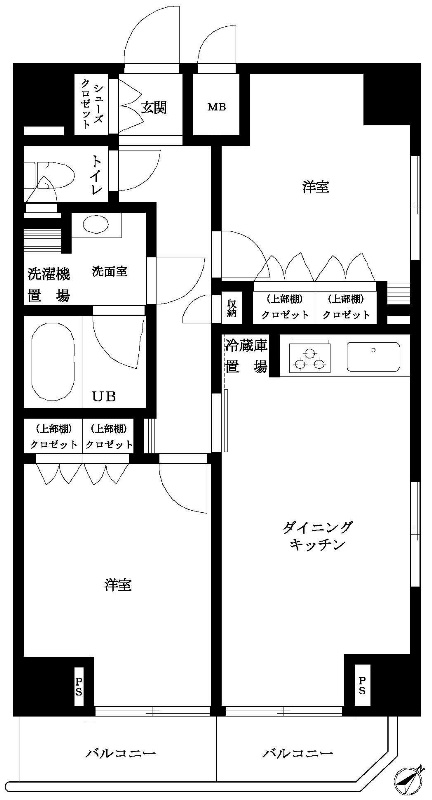 ルーブル浜松町 間取り図