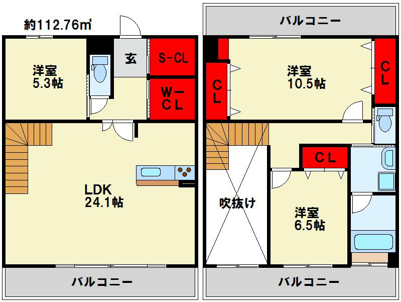 Bay Side Asano 間取り