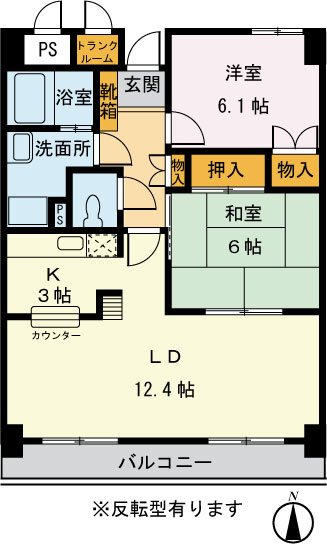 ライブ・トピア寺町 202号室 間取り