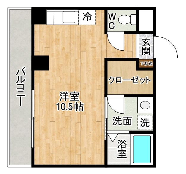 寿山ビル 303号室 間取り