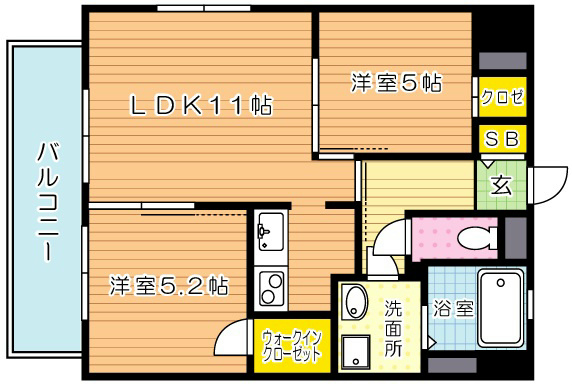 門司ポロニア弐番館 706号室 間取り