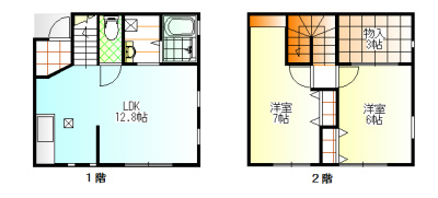 茨城県稲敷郡阿見町若栗 間取り