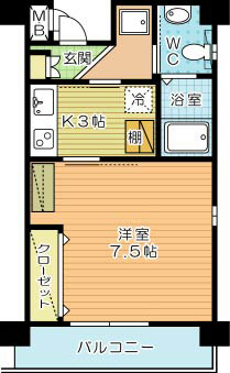 古船場タカヤコーポレーションビル 701号室 間取り