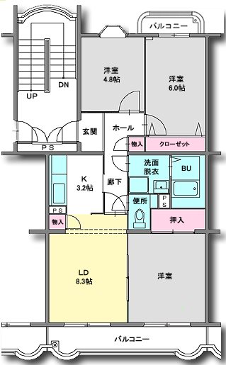南斗 間取り図