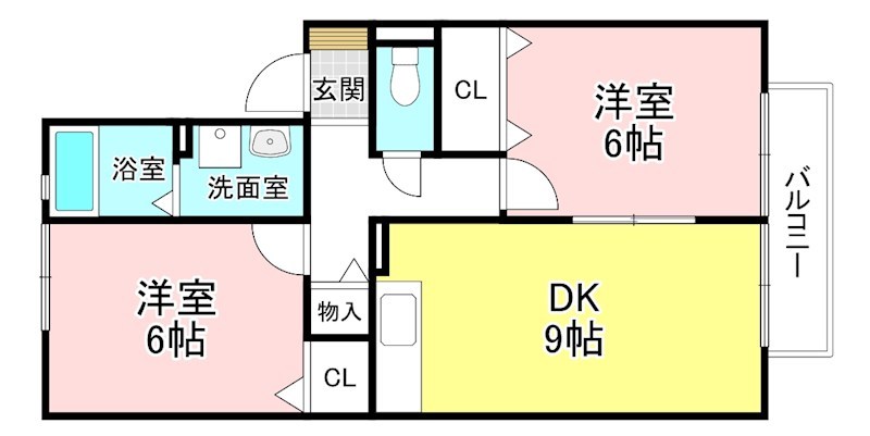 クローバーⅡ 間取り