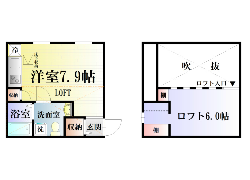 プリマ五番館 間取り図