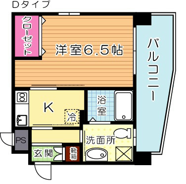 古船場タカヤコーポレーションビル 404号室 間取り