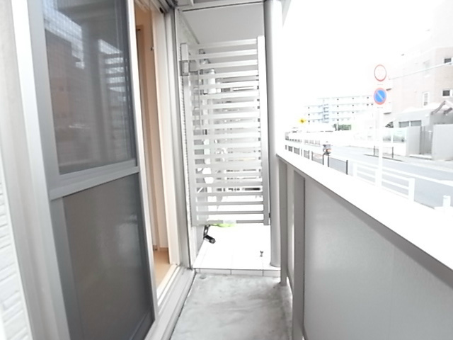 ボヌール新松戸Ａ ベランダ