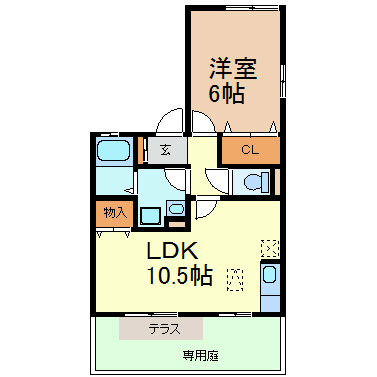 フォンティーヌ 間取り図