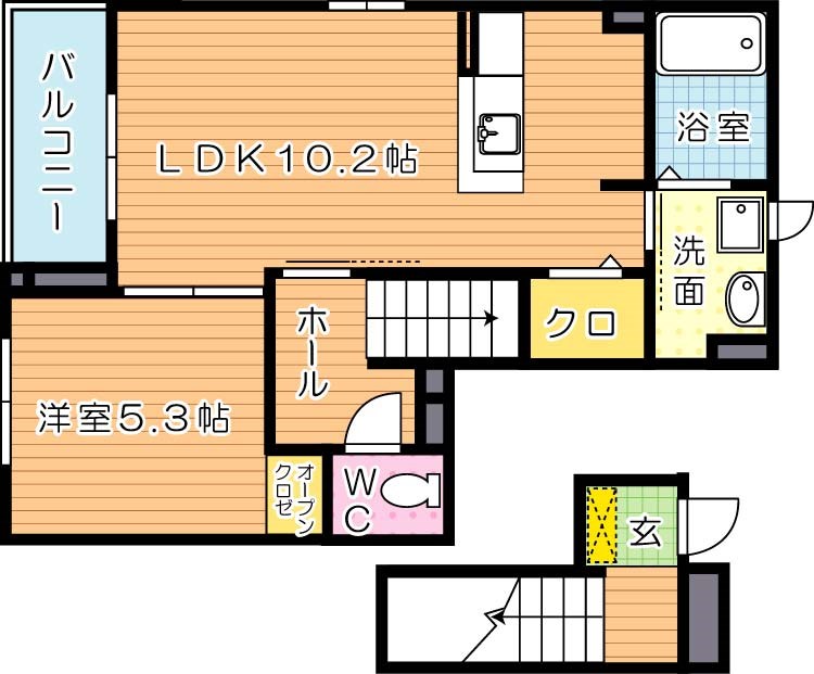 サンシャインレジデンス 202号室 間取り