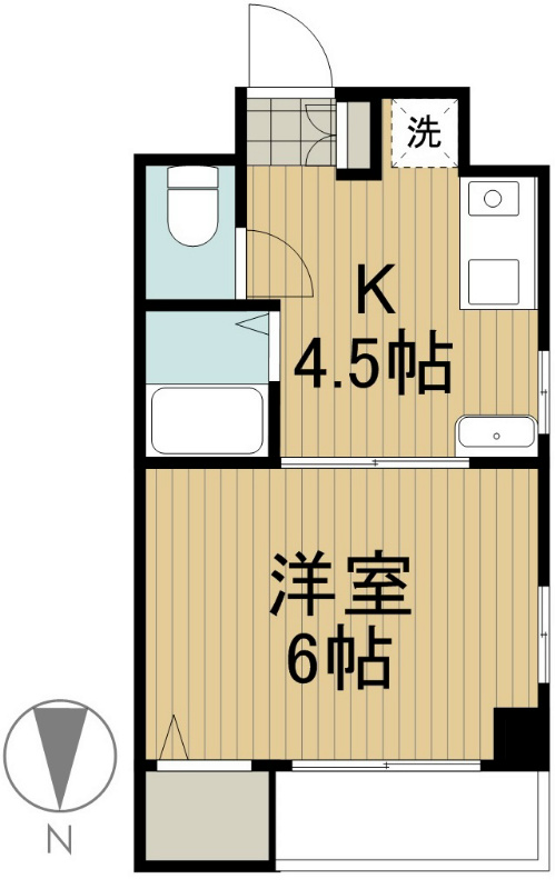 ハイツベルスプリング 間取り図