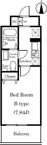 ウィズ丸子通 403号室 間取り