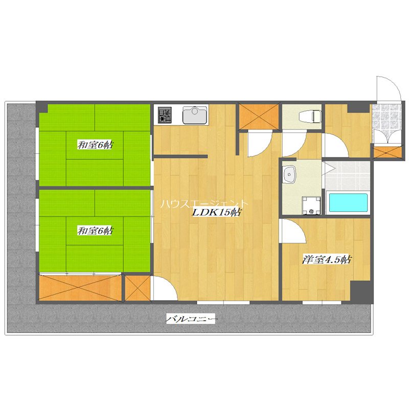 フジマンション第１ 間取り図