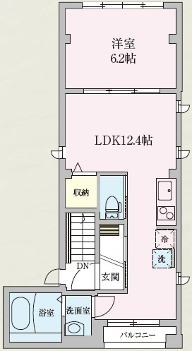 オーパス世田谷 間取り図