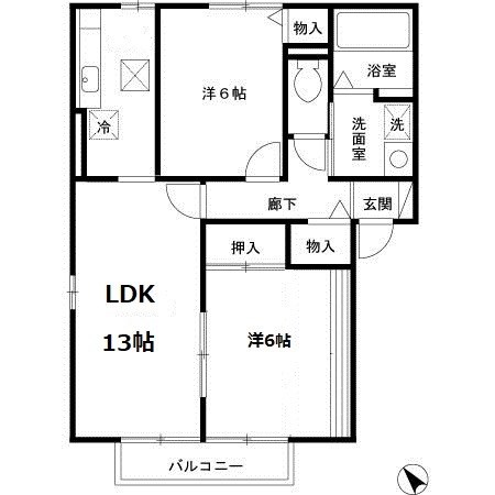 アンシャンテオオギ 間取り図