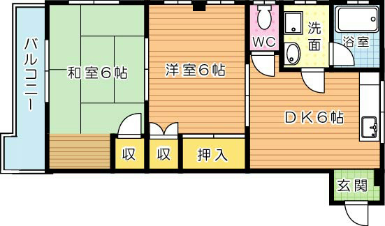 オアシス神原 間取り図