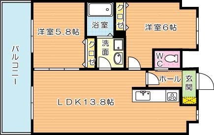 ヴァルトハヤシⅠ 間取り図