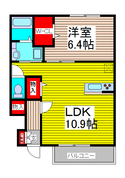 ＩＬ　ＣＵＯＲＥ 間取り