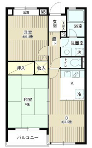 メゾンさくら 103号室 間取り