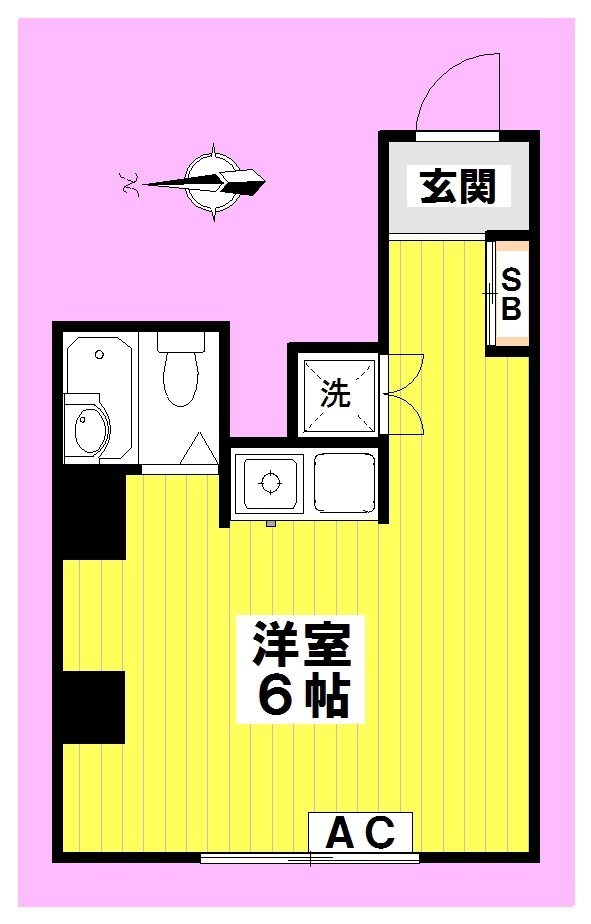 コーポラバレンシア 302号室 間取り