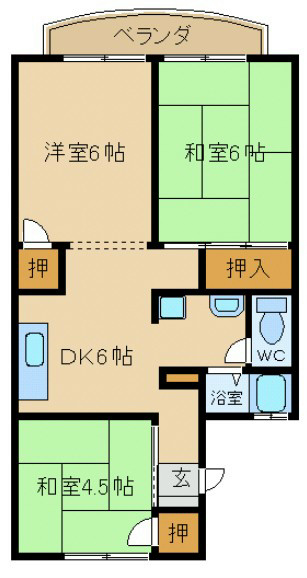 光陽ハイツ 間取り