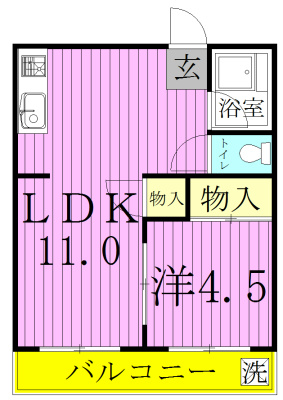 ステーションハイツ 間取り図