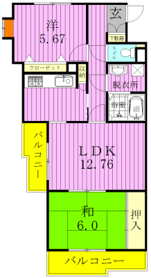201号室 間取り