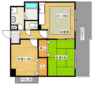 メゾンキコー住之江 間取り