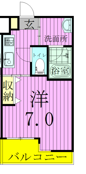 703号室 間取り