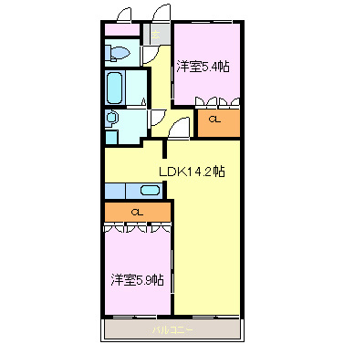 ひかりハウス 間取り図