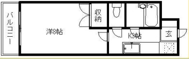 マンションリーフⅢ 間取り図