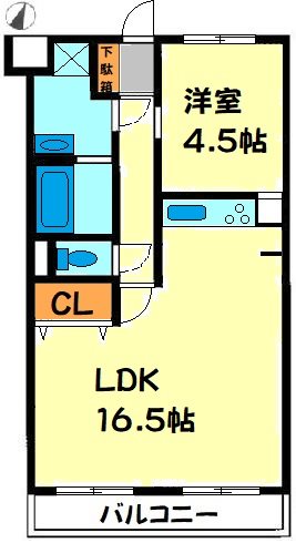綴マンション 間取り図
