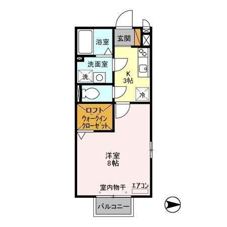 201号室 間取り