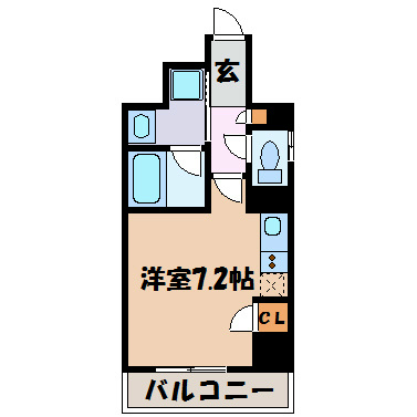 スクエア・アパートメント 間取り図