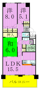 103号室 間取り