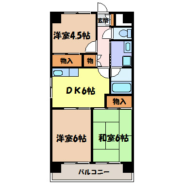 イエローハウス栄 間取り