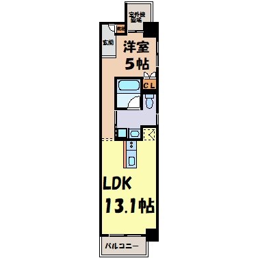 アプリーレ久屋大通公園 間取り図