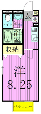 グランモアⅠ 間取り図