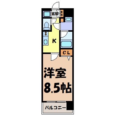 ルクレ新栄レジデンス 間取り図