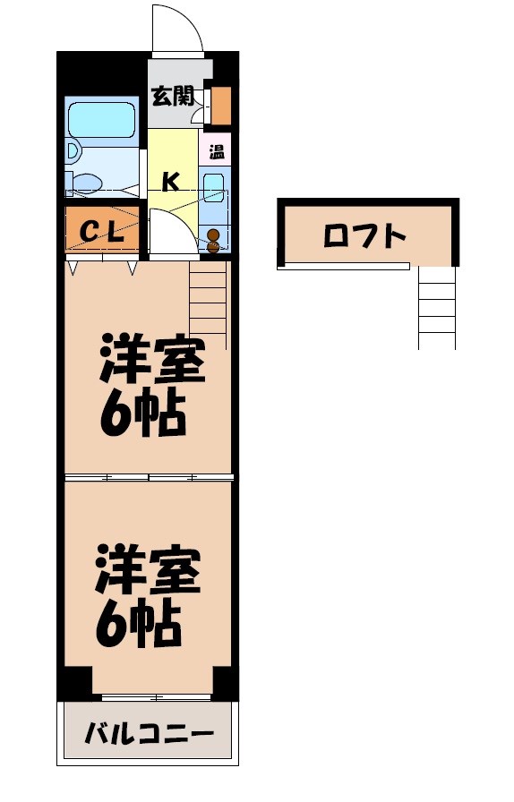 桜マンション 間取り図