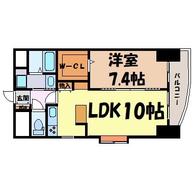ラドーニ清水 間取り図