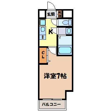 クラシタイヤー新栄 間取り図