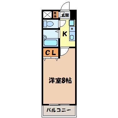 現代ハウス大須 間取り図