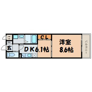 Gramercy Shirakawa Koen 間取り図