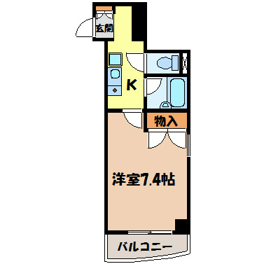 シャトー村瀬千代田 間取り図