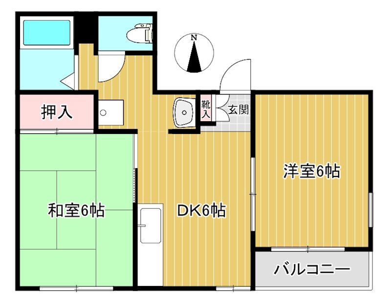 パルサカモト 間取り図