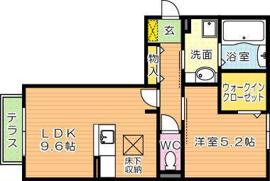 シャルマン萩原 間取り図